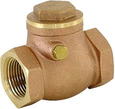 Eastman Brass Swing Check Valve, 3/4 Inch IPS, Brass ...