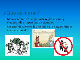 Resultado de imagen para que es moral