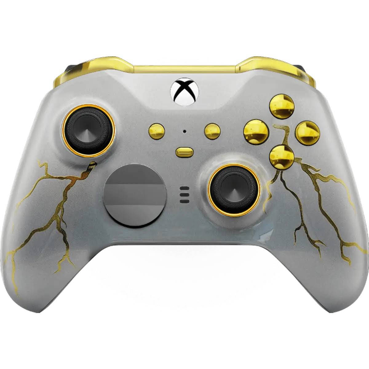 MODDEDZONE GOLD THUNDER XBOX ELITE SERIES 2 CUSTOM MODDED CONTROLLER