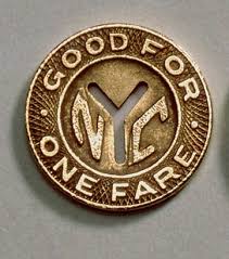 Image result for nyc subway tokens images