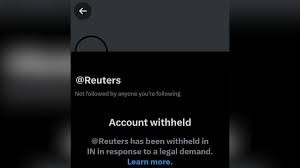 X refutes govt claim, says it got orders to block Reuters, over 2,000 other accounts; Centre denies