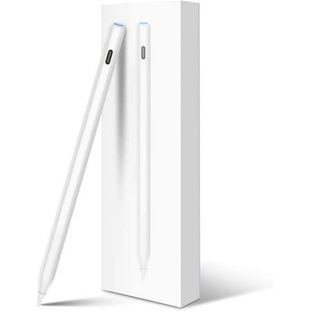 Pencil 2nd Generation for iPad: Magnetic Wireless Charging (Air 4/5, Mini 6, Pro 11/12.9) Usb-c Fast Charge - Palm Rejection Stylus for iPad 6-11, Pro