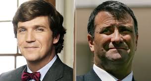 Tucker Carlson and Jack Abramoff are pictured. | AP, Reuters photos. &quot;There is a decency that emanates from him, despite all of the accounts,&quot; Carlson says. - 111116_tucker_abramoff_605_ap