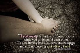 Relationship Is Not Just Holding Hands | Best Quotes via Relatably.com