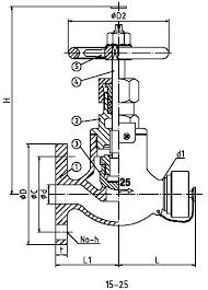 Bronze hose valve (fire hydrant) JIS F7334A DN15-40 5K ...