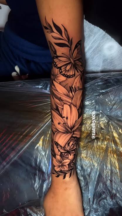 Sleeve Tattoo Ideas For Womens Forearm