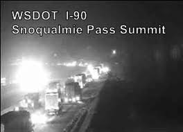 Eastbound I-90 near Snoqualmie Pass reopens after multiple crashes