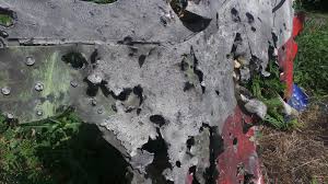 Image result for mh17 30mm bullet holes