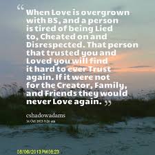 Quotes from Cheryl Brown: When Love is overgrown with BS, and a ... via Relatably.com