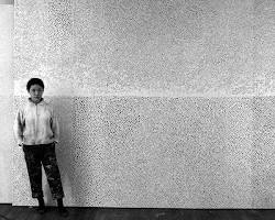 Yayoi Kusama Infinity Nets painting, AI로 생성