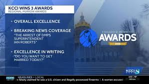 KCCI earns three Regional Edward R. Murrow Awards for 2026