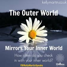 The outer world mirrors your inner world. #quote #wisdom #WUVIP ... via Relatably.com