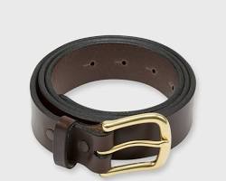 Image of oiling a leather belt