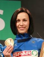 Hanna Melnychenko. Pentathlon European Indoor Bronze Medallist 2013, Goteborg - foto