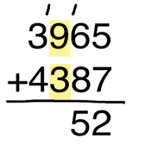 Image result for adding 4 digits
