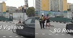 Hyundai driver, 74, fails to stop at red light & hits boy, 9, cycling across AMK road, sends him flying