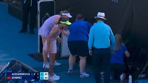 Scare at the Australian Open! A ball boy collapses during a match