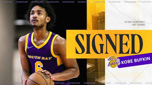 Kobe Bufkin's Lakers Signing Intensifies Competition for Bronny James