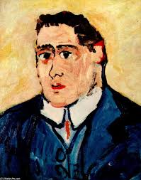 Porträt von Guillaume Apollinaire, öl von Maurice De Vlaminck (1876-1958, ...
