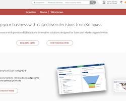 Image of Kompass website