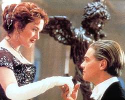 Image of Kate Winslet and Leonardo DiCaprio in Titanic