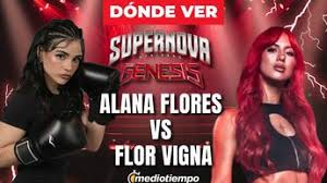 Alana Flores vs. Flor Vigna EN VIVO: ¿A qué hora y dónde ver HOY pelea Supernova Génesis 2026?