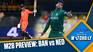 Battle on the Pitch: Bangladesh vs Netherlands – ICC Cricket World Cup 2023/24, 28th Match Preview