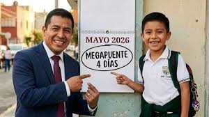 Confirmado | Habrá MEGAPUENTE de 4 días en mayo 2026 para estos alumnos y trabajadores: FECHAS oficiales