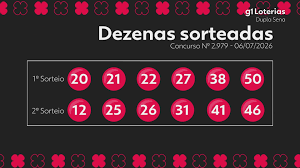 Dupla Sena hoje: resultado do concurso 2979 e números sorteados