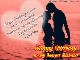 Birthday Wishes for Husband Messages, Greetings and Wishes ... via Relatably.com