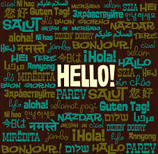 Résultat de recherche d'images pour "hello in different languages"