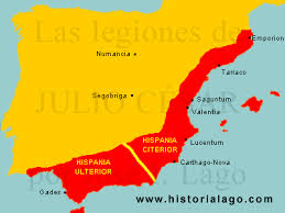 Resultado de imagen de mapa provincias romanas hispania