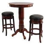 M - Boraam 71842 Florence Pub Table, 42-Inch, Black