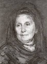 Mutter Cornelie Richter Gemälde von Giacomo Gustav Richter (vor 1922)