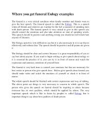 Help writing a eulogy speech Fast Online Help totuscontrol.pl ... via Relatably.com