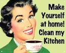Make Yourself at Home…Clean My Kitchen Tin Sign at AllPosters. - make-yourself-at-home-clean-my-kitchen