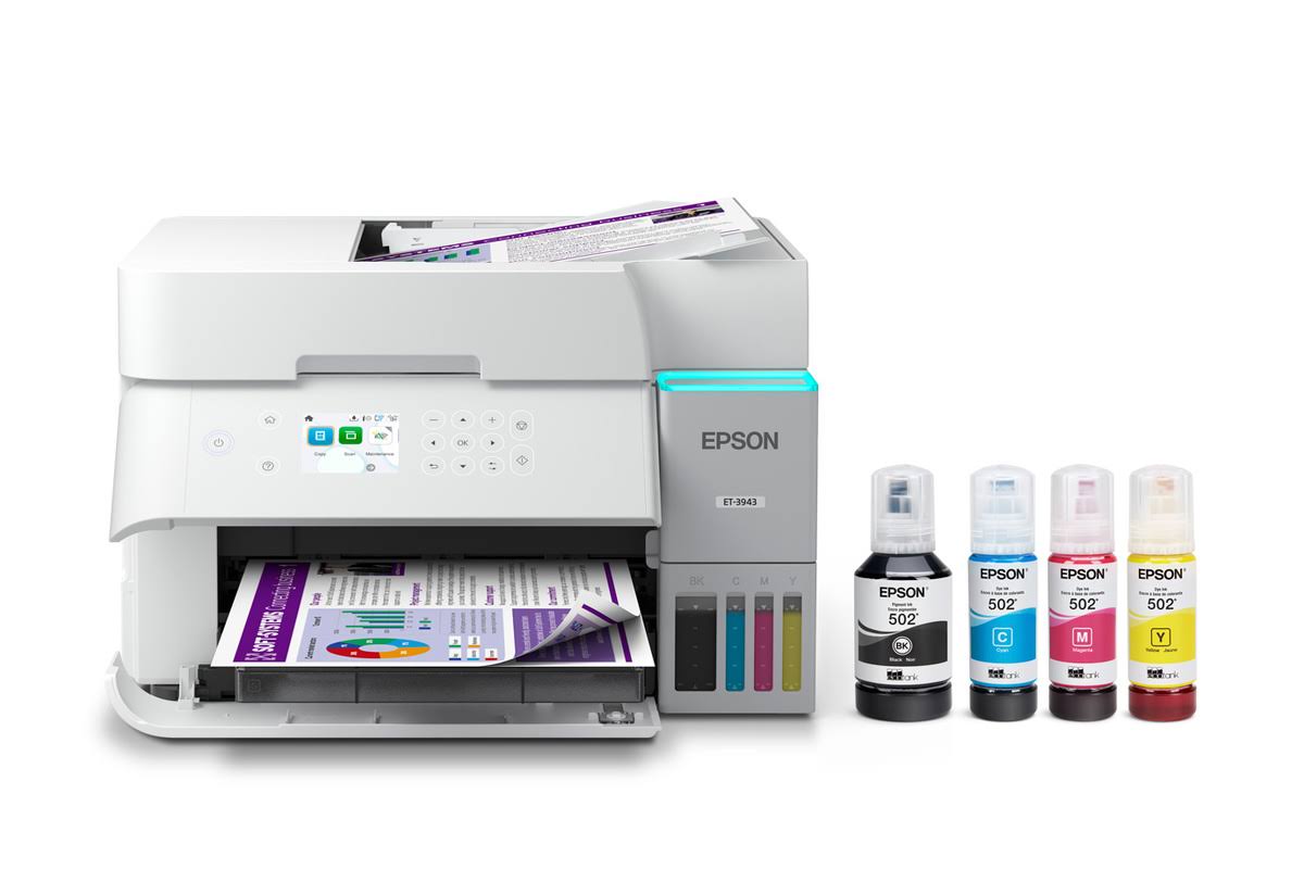 Epson ET-3943 EcoTank Wireless All-in-One Supertank Color Printer