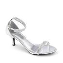 Silver dress shoes