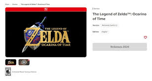 The Legend Of Zelda: Ocarina Of Time Switch 2 Rating Surfaces Online