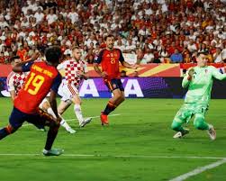 spain national football team vs croatia national football team standings — trending on Google in Singapore