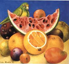 Still Life with Parrot and Fruit