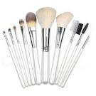 White makeup brushes