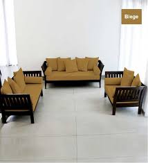 Image result for WOODEN SOFA SET
