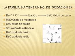 Resultado de imagen para oxido nomenclatura