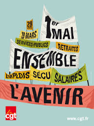 Résultat de recherche d'images pour "affiche cgt 1er mai 1968"