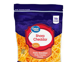 Gambar 4 cups shredded cheddar cheese