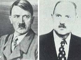 Love child? Hitler, left, and Jean-Marie Loret, right. Love child? Hitler, left, and Jean-Marie Loret, right - article-2103932-11C9C8B5000005DC-350_468x347