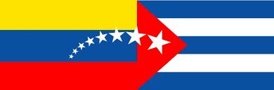 Resultado de imagen de Cuba+venezuela, banderas ondeantes