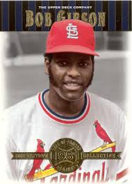 ... #8 2001 Upper Deck Cooperstown Collection Hall of Famers - Bob Gibson - bg1