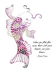 Koi Fish - Art Print, Mark Twain | Mark Twain Quotes, Mark Twain ... via Relatably.com